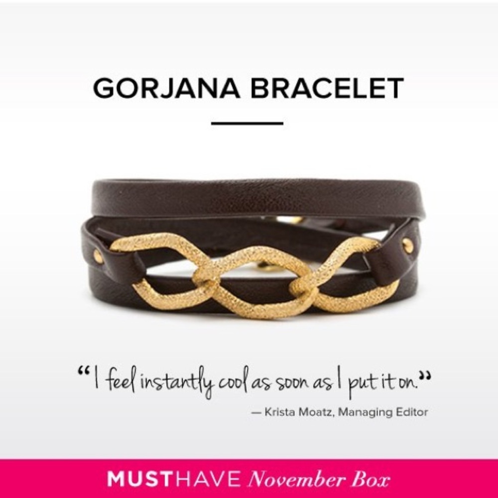 Gorjana Parker Leather Wrap Bracelet